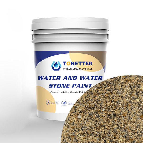 Imitatie Granitsteen Afwerking Textuur Verf Water En Water Watergeboren Vergelijkbaar met Dulux