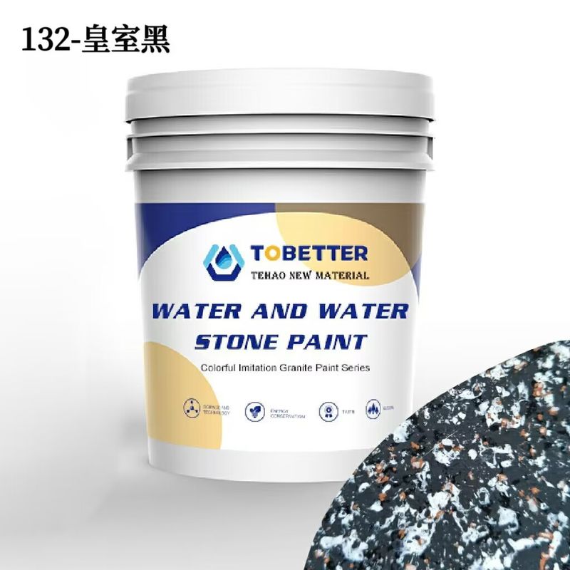 Granit imitatie steen verf water en water vergelijkbaar met Dulux valse steen verf 132