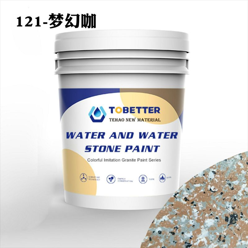 121 Granit Imitatie Steen Verf Water En Water Vergelijkbaar Met Dulux False Steen Verf